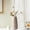 Khaki, variant on Solid Wood Vases for Home Decor - Minimalist Flower Vase Handicraft Decorative Tabletop Centerpiece for Living Room Display Cabinets - Natural Wooden Vase with Rustic Tapered Shape - Small Desk Vase