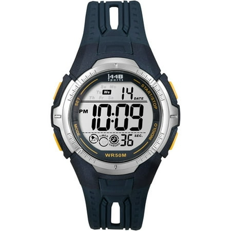 Timex Men's 1440 Sports Digital Navy Blue Watch, Resin Strap