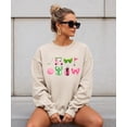 thumbnail image 6 of Girly Golf Graphics Sweatshirt for Women Preppy Golfing Sweater Sand Sweatshirt Adult Medium, 6 of 7