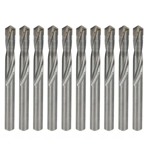 Broca helicoidal de acero de tungsteno NikouMX 10 piezas Brocas de enrutador CNC