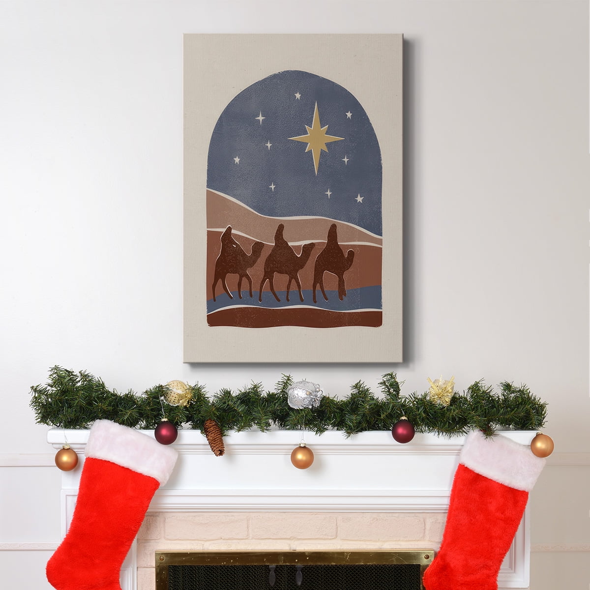 Boho Nativity II- Gallery Wrapped Canvas