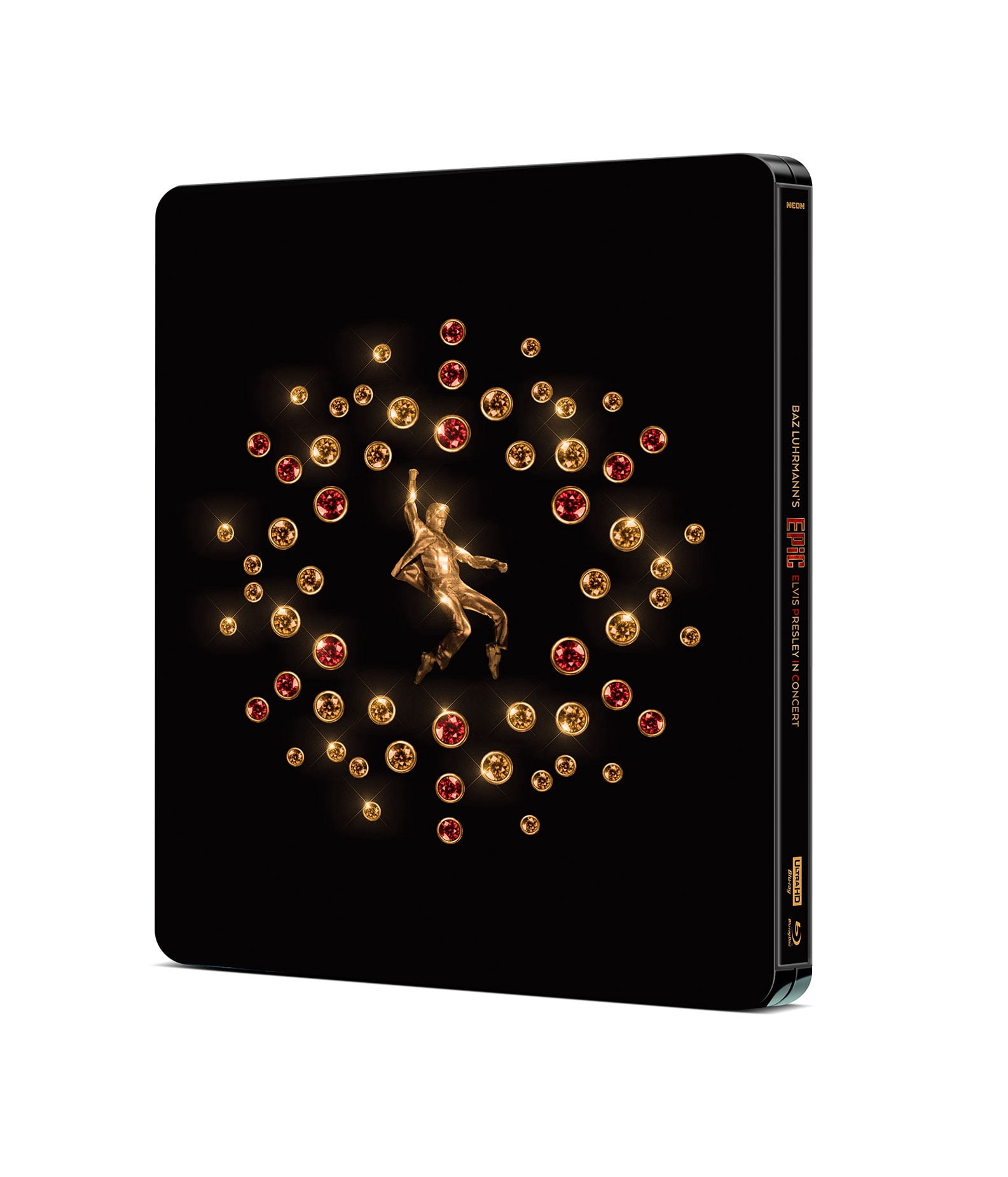 Epic: Elvis Presley In Concert (Deluxe Steelbook) (4K Ultra HD + Blu-ray) Decal - Neon, Documentary