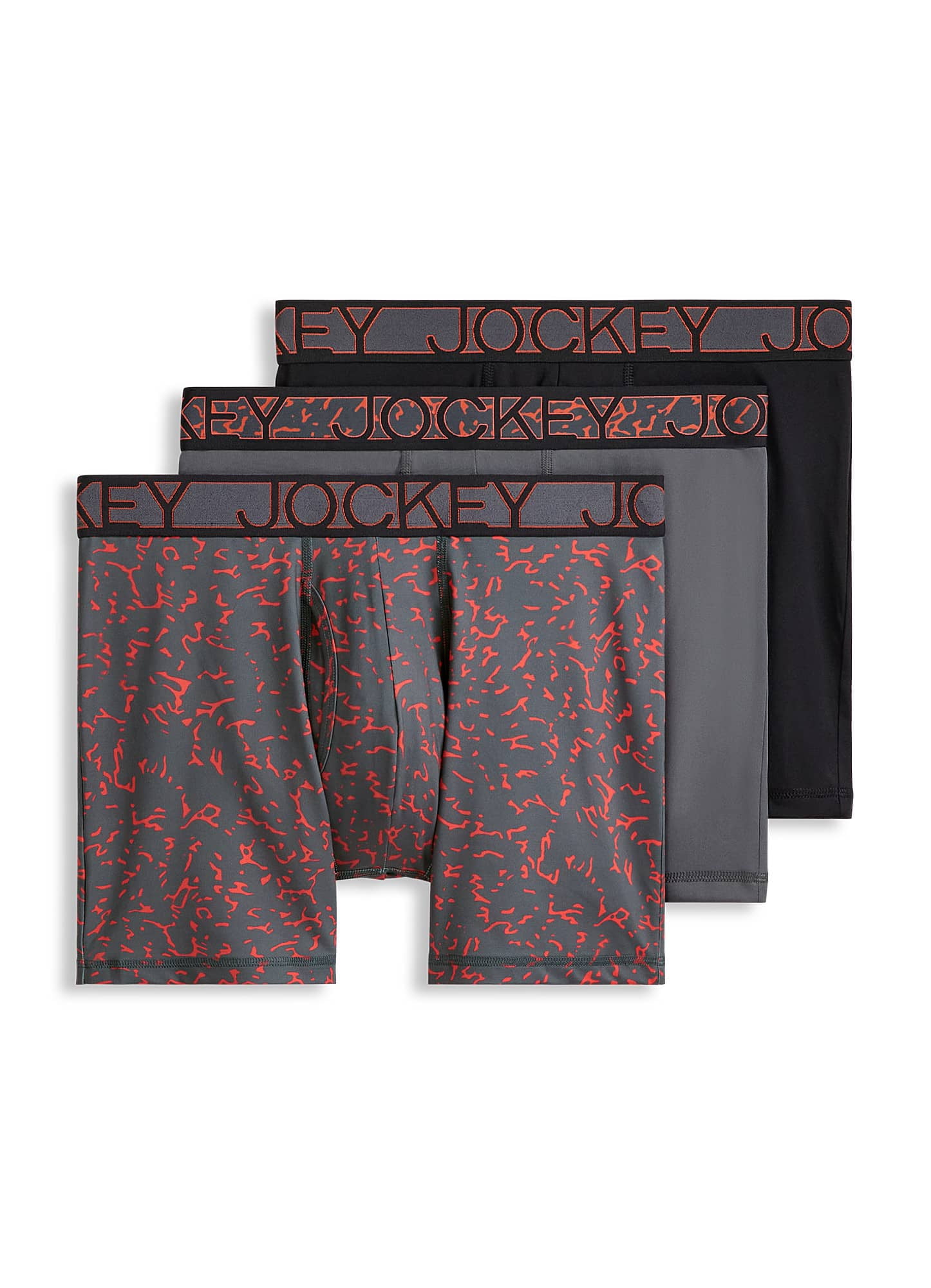 Jockey Boxeur en Microfibre Actif 5 Pouces - Lot de 3