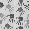 thumbnail image 1 of Ahgly Company Machine Washable Indoor Square Transitional Gray Area Rugs, 5' Square, 1 of 7