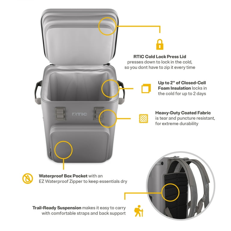 Amazon Ozark Trail 15 Can Roll Top Backpack Cooler Ozark Trail