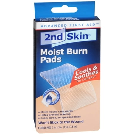 2nd Skin Moist Burn Pads 2 Inches X 3 Inches 4