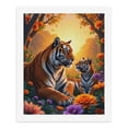thumbnail image 5 of Paint By Numbers Kit for Adults Beginner - Tiger Family Amidst Blossoms DIY Canvas Painting Kits for Adults, Frameless Paint By Number for Adults for Home Wall Decor 16x20 Inch, 5 of 7