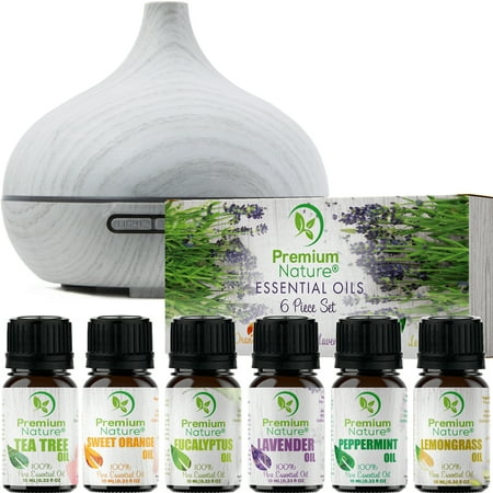 Aromatherapy Essential Oils & Diffuser Gift Set Limited Edition