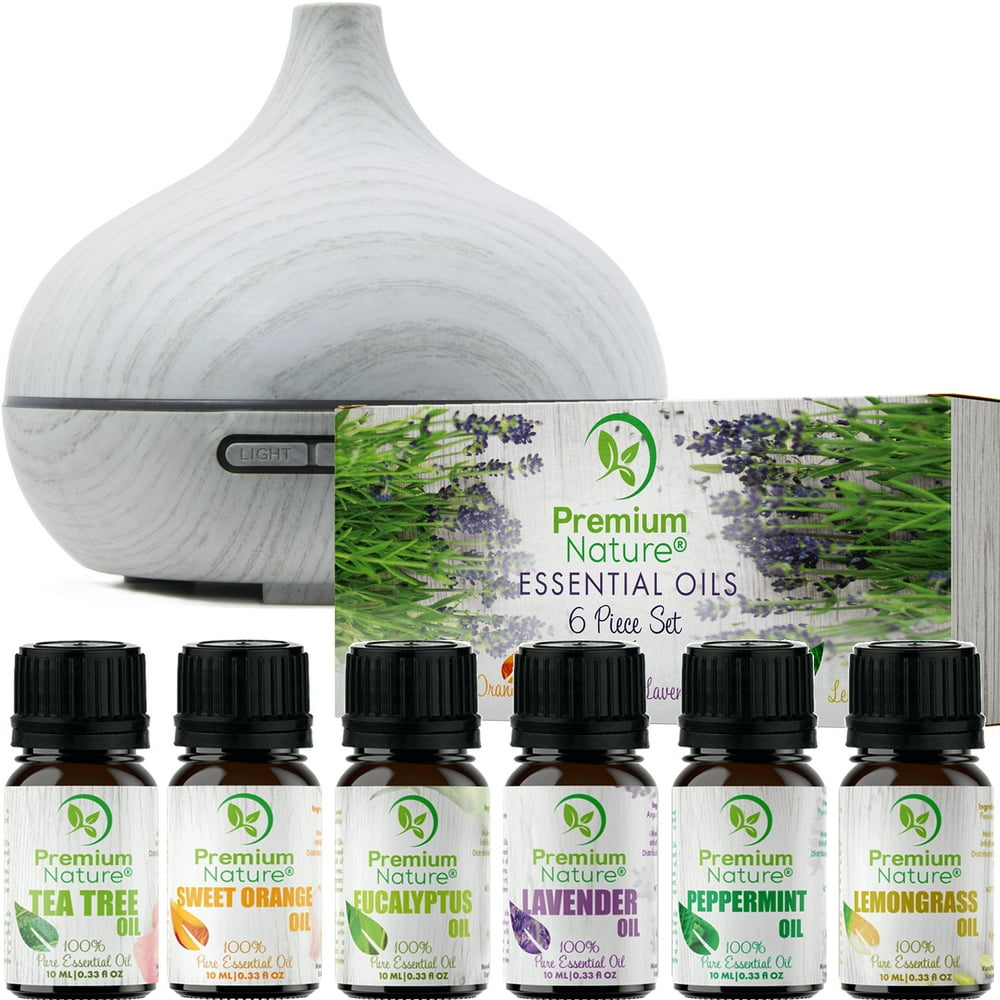 Aromatherapy Essential Oils & Diffuser Gift Set Limited