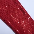 thumbnail image 5 of Pants Women Shiny Sequins Street Dance Outfits Hop Jazz Dance Performance Full Zipper Tops with Harem Pants Set Sweatpants Women Red S, 5 of 6