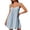 Light Blue, variant on Elara Women's Tie Strap Dress Sweetheart Neck Lightweight Cami Mini Dress for Summer Beach Vacation Casual Wear