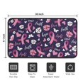 thumbnail image 5 of Pink Breast Cancer and Pioneer Flower Door Rugs,Washable Non Slip Door Mats Indoor,Decorative Door Mats,Entry Mat Indoor for Entrance,Bedroom,Kitchen,Bathroom,30"x17", 5 of 6