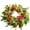 C-Red, variant on Steadline Colorful Eucalyptus Leaf Wreath with Vibrant Spring Summer Design for Front Door Decor Gate Hanging Decoration Festive Party Accent