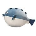 thumbnail image 2 of Creative Crocodilian Blowfish Stuffed Animals Toy Adorable Sleeping Pillow Birthday Present Decorative Puffer Fish Plush Toy for Living Room B 45cm, 2 of 5