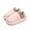 Pink, variant on AUXDIQ Women Men Comfort House Slippers Warm Home Shoes Anti-Skid Slippers Outdoor Indoor