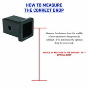 Gen-Y The Boss Torsion-Flex 2in Shank 5in Drop 16K Hitch w/GH-051 Dual-Ball/GH-032 Pintle Lock