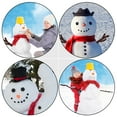 thumbnail image 6 of ELAYARD Reusable Snowman Decorating Set with Assorted Color Props for Winter Holiday Fun and Festive Outdoor Activities, 6 of 8
