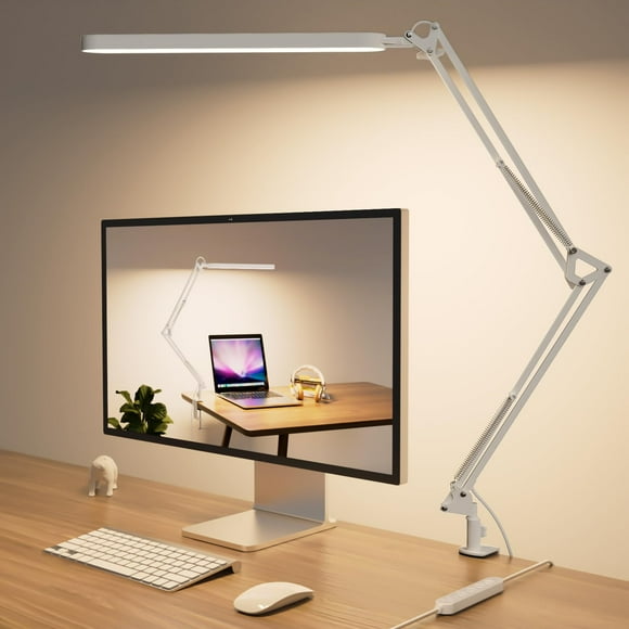 Lámpara de escritorio SKYLEO Led de 31,5 cm, 12 W, 5 modos de color, 11 niveles de brillo