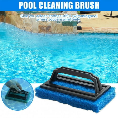 

Hand-Held Sponge Cleaning Brush For Swimming Pool Jacuzzi Summer 1Pc Scrub Brush For Cleaning The Bottom And Walls Of The Swimming Pool