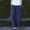 Dark Blue, variant on Juslio Women Pants High Waist with Pockets Elastic,Waist Casual Linen Linen Pants L