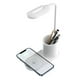 thumbnail image 5 of Cable y cargador, lámpara de mesa multifunción 3 en 1, iluminación para el hogar, carga rápida, carga inalámbrica, lámpara de escritorio LED con cargador inalámbrico, luz de escritorio blanca con bolí, 5 of 9