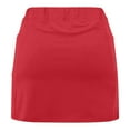 thumbnail image 4 of Lcziwo Skirts for Women Athletic Yoga Workout Tennis Skorts Lightweight Solid Color Comfy Skirts with Liner Casual Summer 2025 Skirts Red,XXXXXL, 4 of 5