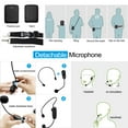thumbnail image 4 of HW HAOWORKS 15W Voice Amplifier Wireless Head-Rechargeable Portable Mic - With Waist Clip - Classroom/Lecture/Outdoor Use - 15H Playtime, 4 of 9