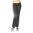 thumbnail image 2 of Vivian's Fashions Pants - Little Girls, Velour (Charcoal, Small), 2 of 2