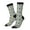 3 Black, variant on Lightning Bolts Pattern Sport Socks for Women and Men Crew Socks Sporty Calf Socks Casual Socks