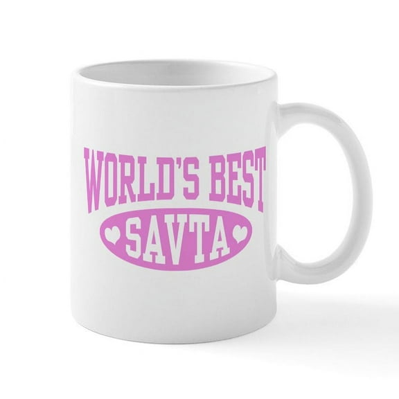 CafePress - World's Best Savta Mug - 11 oz Ceramic Mug - Novelty Coffee Tea Cup