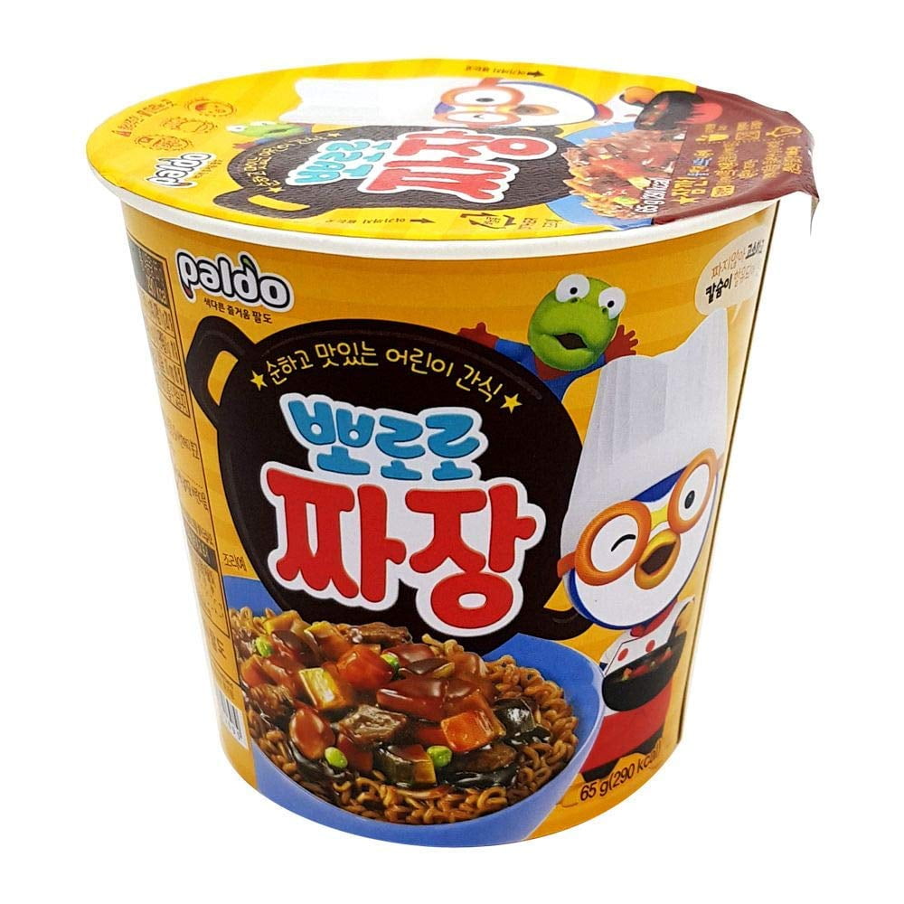 Paldo Pororo Instant Jajang Cup Noolde Ramen (6Pcs)
