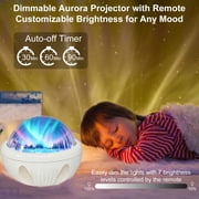ZDSSY Northern Lights Projector for Bedroom Decor, Night Light for Bedrooms, Home Theaters, Gaming, Party Decor, Gift Ideas