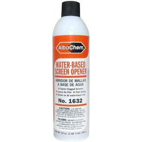 AlbaChem 1632 Water-Based Screen Opener for Screen Printing