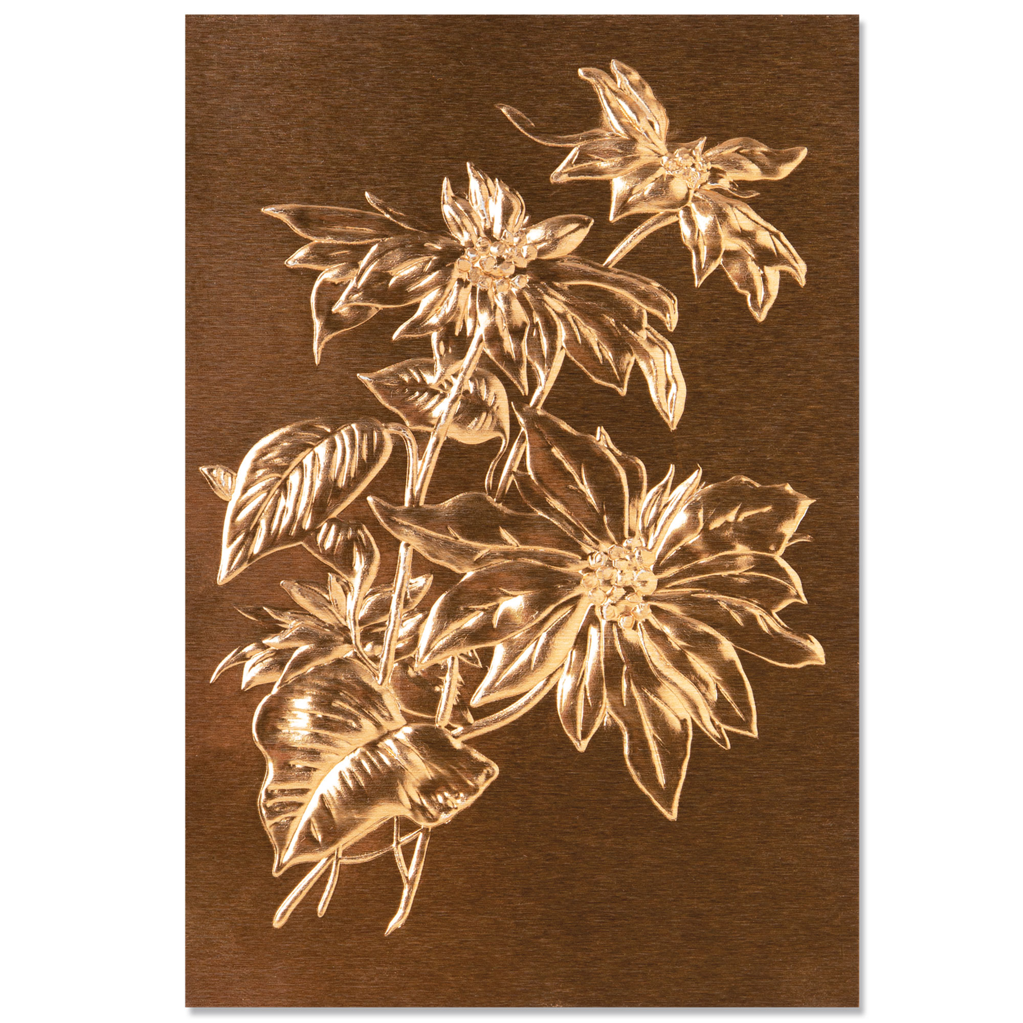 3D Texture Fades Embossing Folder Poinsettia by Tim Holtz