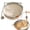 Gray, variant on Handwoven Cat Basket, Cotton Rope Woven Cat Bed with Scratching Pad & Play Ball, Round Sleeping Nest for Cats