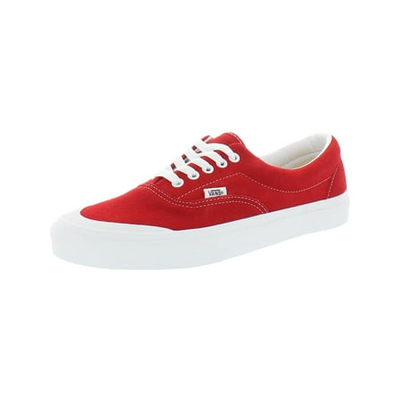 Vans Era TC Men's Suede Low Top Lace-Up Sneakers Red Size 9.5