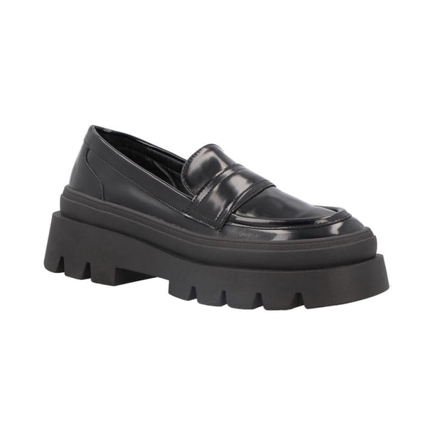 Zapato Mocasin Mujer Real Jungle Sintetico Suela Alta Elegante Ajustable Comodo Transpirable negro 25 REAL JUNGLE 116