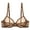 Brown, variant on Sexy Sheer See Through Bras Unlined Underwire Lace Mesh Non Padded Plus Sizes Bralette 38C, Black