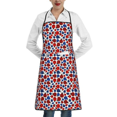 

Sikiie Ladybugs Aprons for Kitchen Cooking Aprons Chef Apron for Men Women Chef