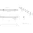 thumbnail image 3 of Jeffrey Alexander 845-96 Dominique 3-3/4" (96 Mm) Center To Center Square Bar Cabinet, 3 of 7