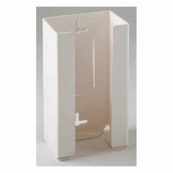 Glove Dispenser, Acrylic, Holds (1) Box ,White ,10"H x 5-1/2"W x 3-3/4"D