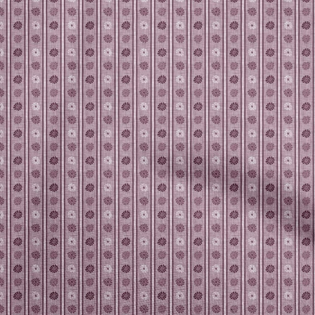 oneOone Coton Popeline Rose Tissu Bloc Robe Tissu Tissu Imprimé par la Cour 56 Pouces Large-Yeux