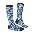 thumbnail image 4 of Lsque Rose Flowers Printed Crew Socks Men's Women's LightWeight Thin Casual Calf Socks ,Knee High Socks,Cotton Socks, 4 of 9