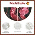 thumbnail image 3 of Sikiie Red Viper Jungle Intensity Christmas Tree Skirt, Christmas Tree Decorations, Christmas Decor, Tree Mat Decoration(30-48IN)-36", 3 of 6