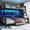 Black-Full XL/Queen over Queen, variant on Queen over King Bunk Bed with Storage Shelves and LED Lights, Multifunctoinal Bunk Bed Frame with Ladder and Guardrails, Space-saving & Noise-free Design