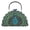 Green, variant on Peacock Rhinestone Clutch Purse for Women, Sparkling Crystal Evening Bag Luxury Wedding Party Handbag