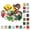 35Pcs 5x5" Style01#, variant on 35 Pcs 5 x 5 Inch Christmas Quilting Fabric Squares, Fat Fabric Bundles, Christmas Precut Patchwork, Scrapbook DIY Sewing Materials