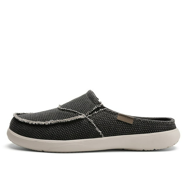 Lightweight and Breathable Men‘s Canvas Slip-On Loafer Sneakers