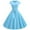 Sky Blue, variant on Gspmoly Plus Size Dresses for Curvy Women, Women Vintage Short Sleeve 50S Housewife Casual Evening Party Prom Dress Cocktail Dresses up to 70% Off