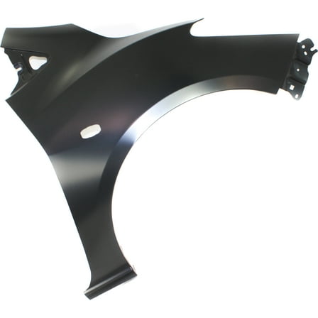 Fender Compatible with 2011-2014 Mazda 2 Front, Passenger Side Primed With turn signal light hole